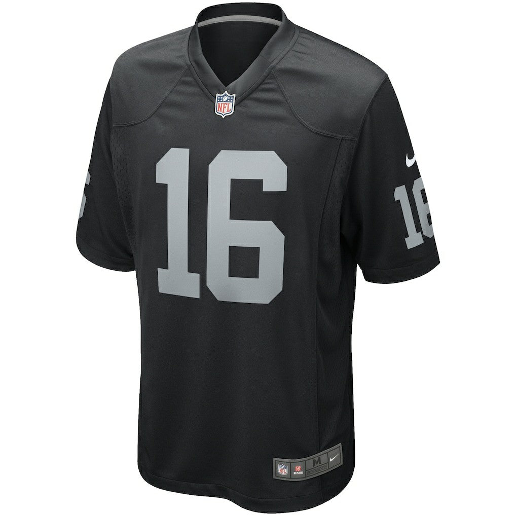 Jim Plunkett Las Vegas Raiders Game Retired Player Jersey Black