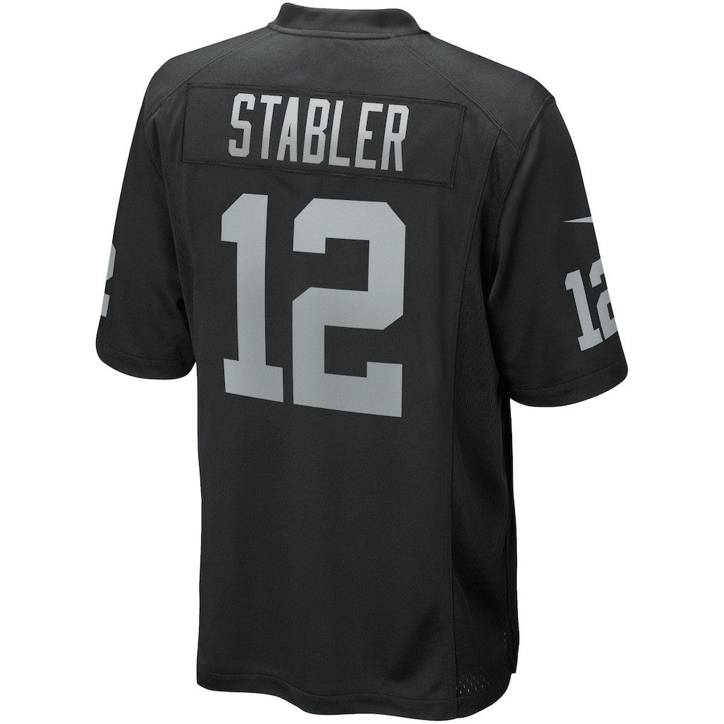 Ken Stabler Las Vegas Raiders Game Retired Player Jersey Black