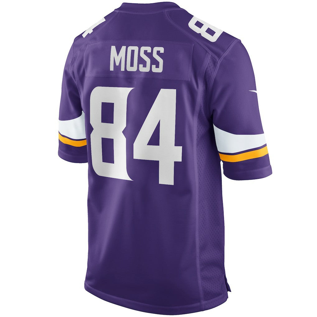 NFL Randy Moss Minnesota Vikings Game Retired Player Jersey - Purple