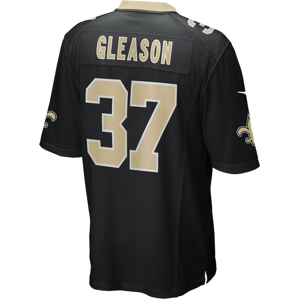 Steve Gleason New Orleans Saints Game Retired Player Jersey Black