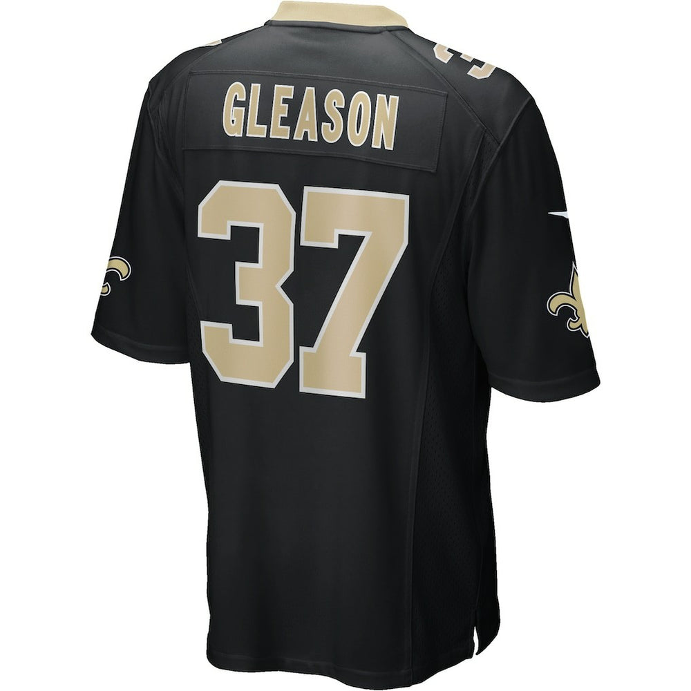 Steve Gleason New Orleans Saints Game Retired Player Jersey Black
