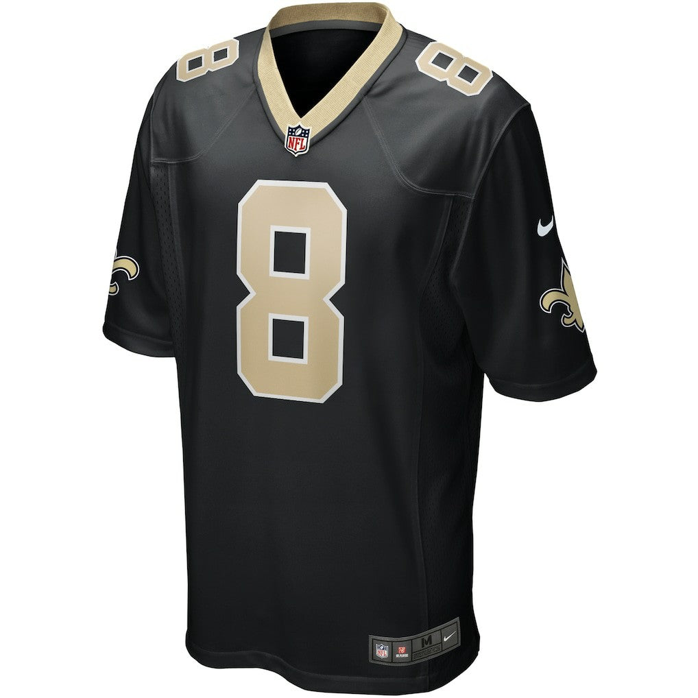 Archie Manning New Orleans Saints Game Retired Player Jersey Black