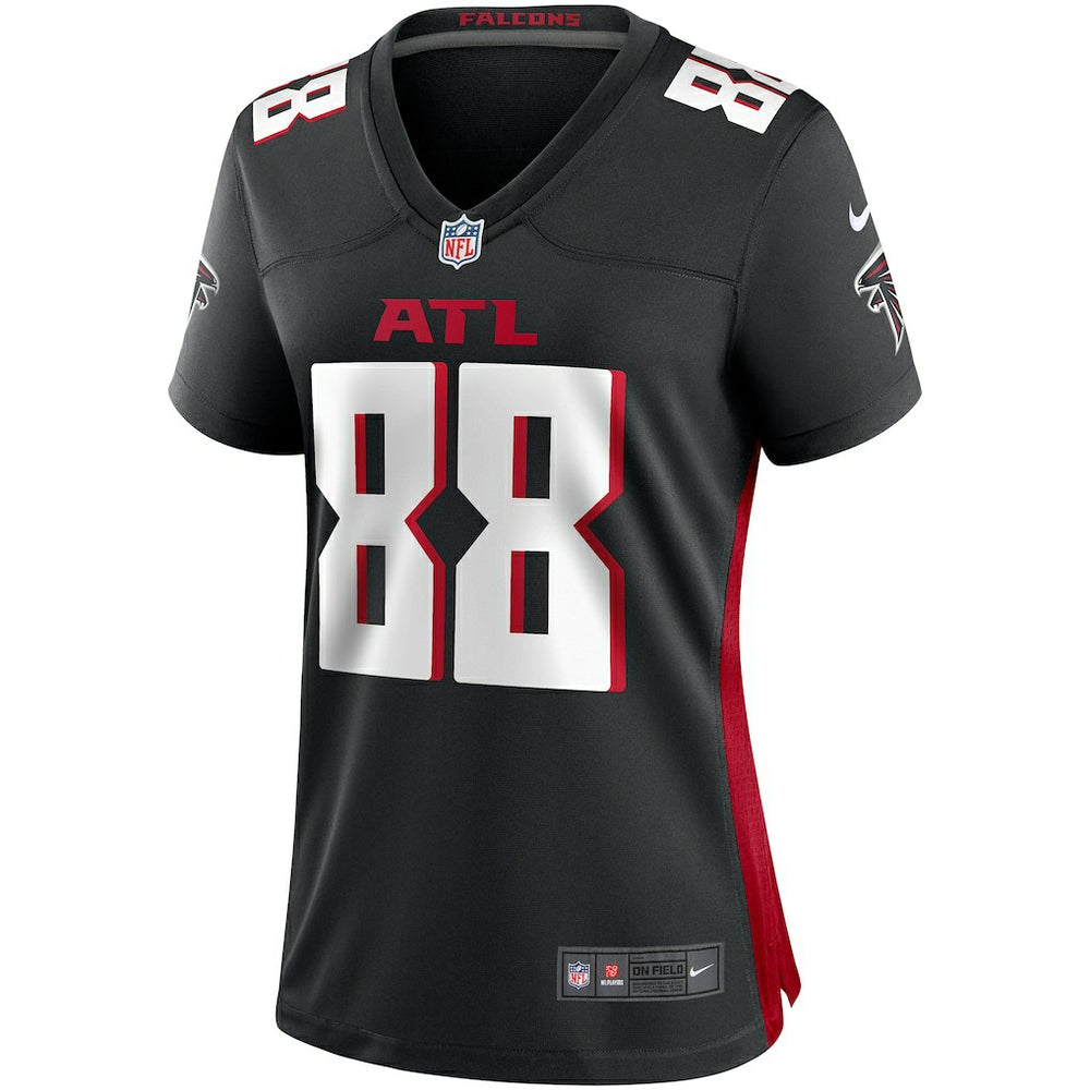 Tony Gonzalez Atlanta Falcons Women's Game Retired Player Jersey Black