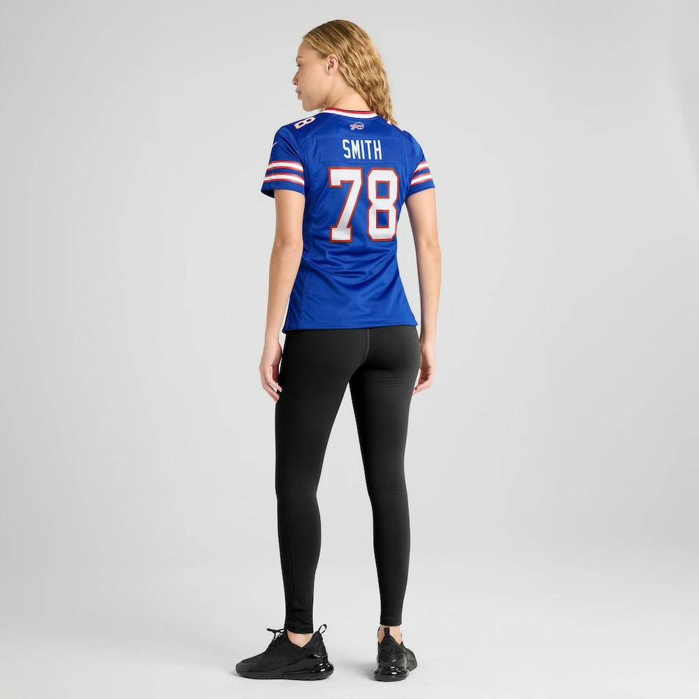 Bruce Smith Buffalo Bills Women's Game Retired Player Jersey Royal