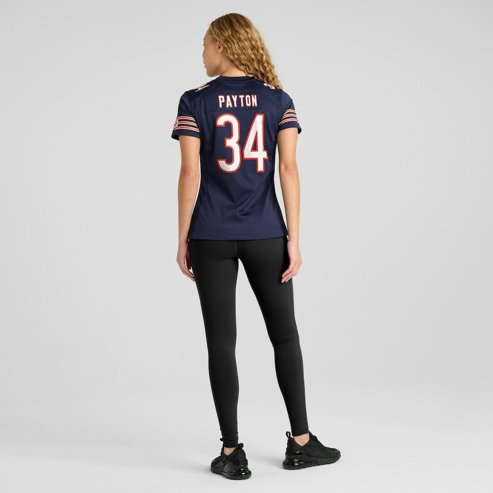 Walter Payton Chicago Bears Women's Game Retired Player Jersey Navy