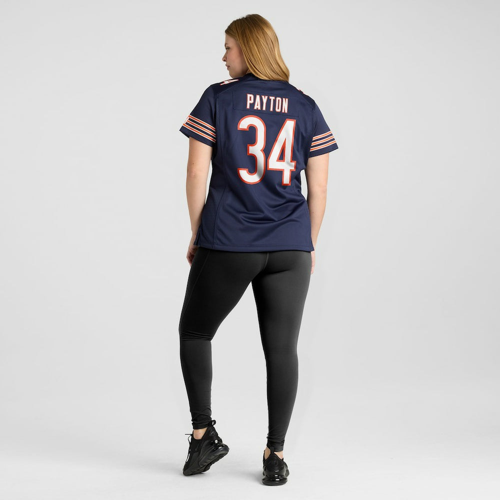 Walter Payton Chicago Bears Women's Game Retired Player Jersey Navy
