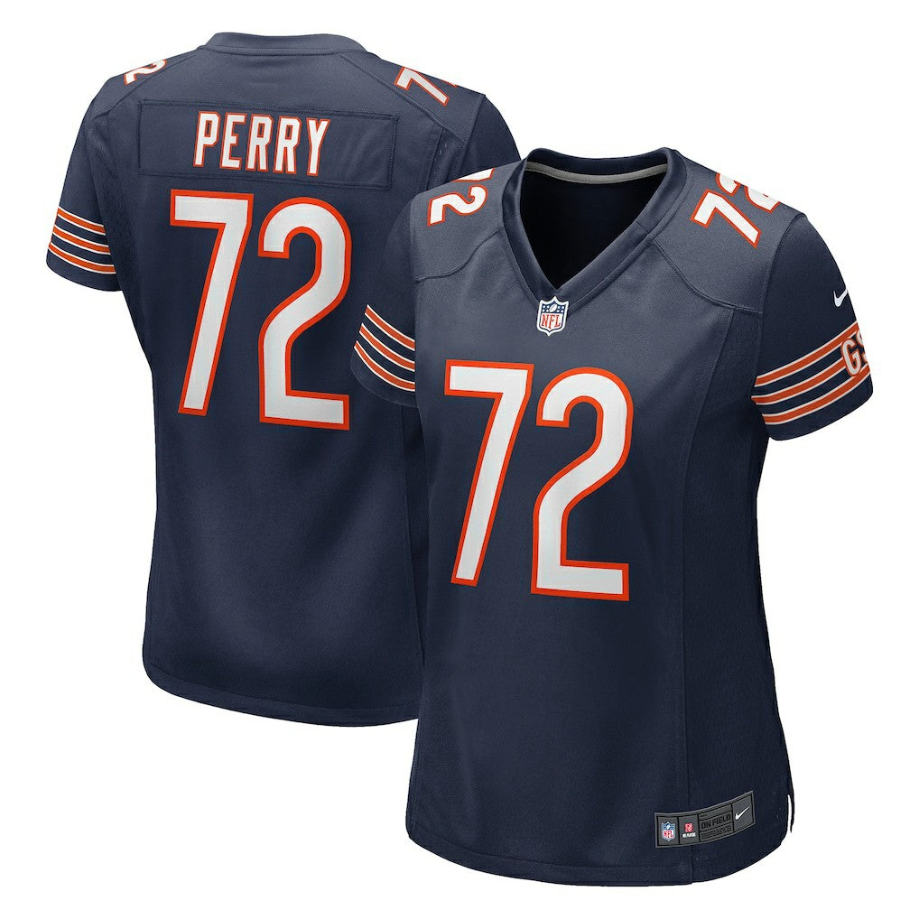 William Perry Chicago Bears Women's Game Retired Player Jersey Navy