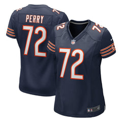 William Perry Chicago Bears Women's Game Retired Player Jersey Navy