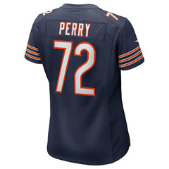 William Perry Chicago Bears Women's Game Retired Player Jersey Navy
