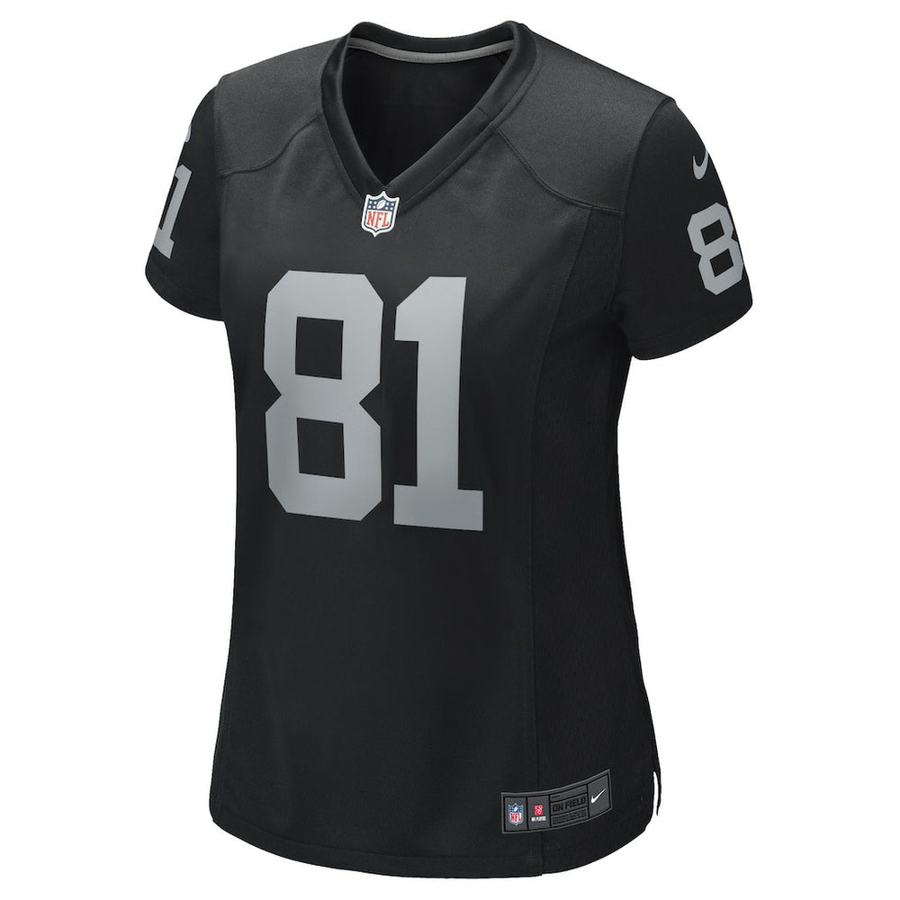 Tim Brown Las Vegas Raiders Women's Game Retired Player Jersey Black
