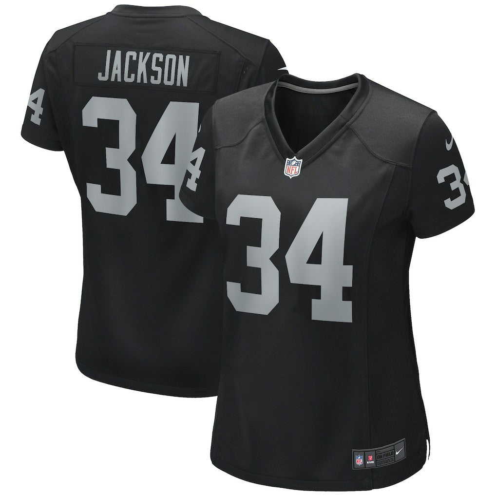 Bo Jackson Las Vegas Raiders Women's Game Retired Player Jersey Black