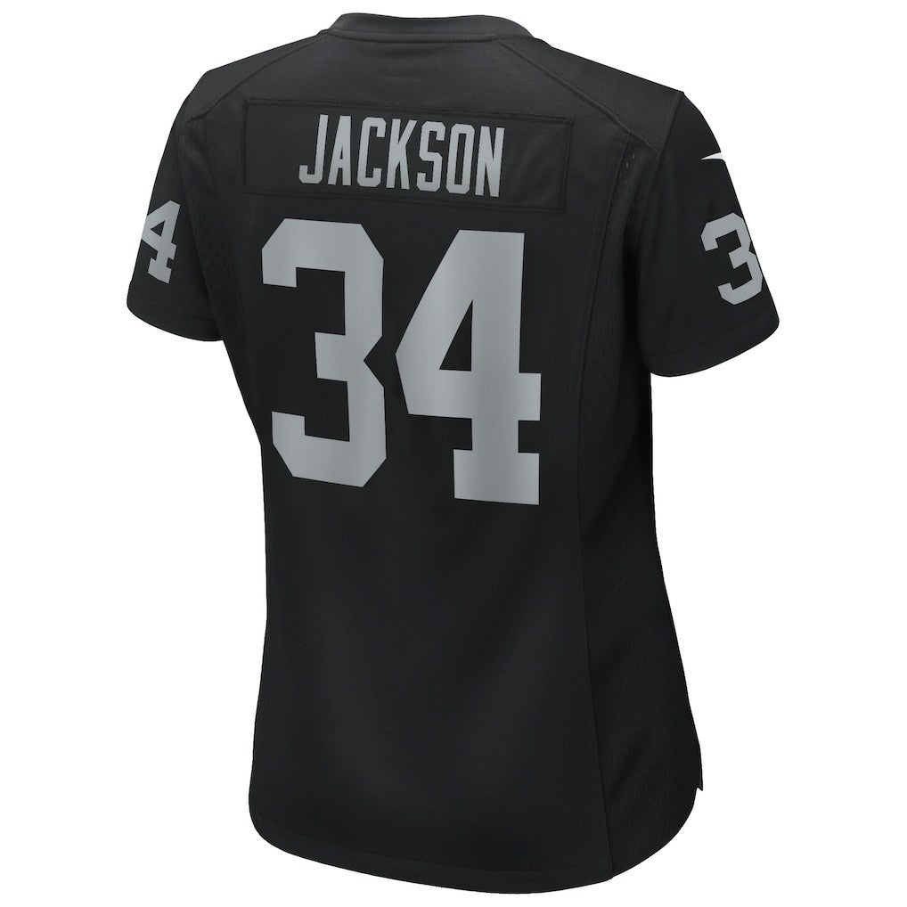 Bo Jackson Las Vegas Raiders Women's Game Retired Player Jersey Black