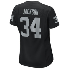 Bo Jackson Las Vegas Raiders Women's Game Retired Player Jersey Black