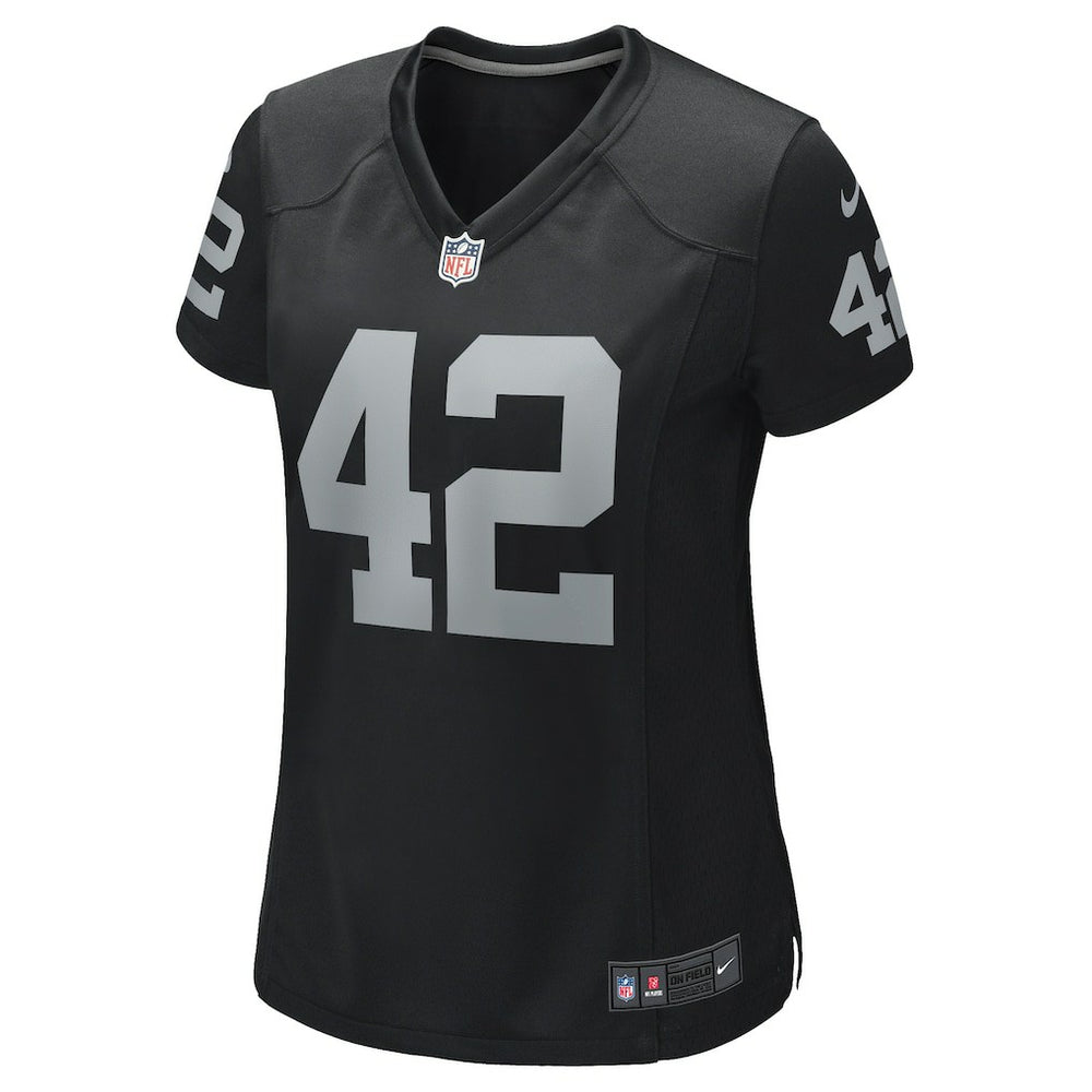 Ronnie Lott Las Vegas Raiders Women's Game Retired Player Jersey Black