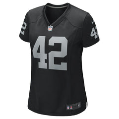Ronnie Lott Las Vegas Raiders Women's Game Retired Player Jersey Black