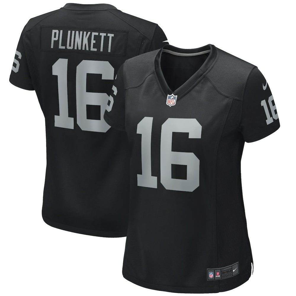 Jim Plunkett Las Vegas Raiders Women's Game Retired Player Jersey Black
