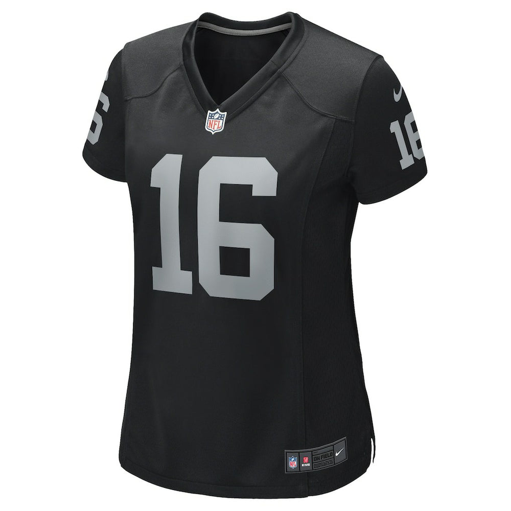 Jim Plunkett Las Vegas Raiders Women's Game Retired Player Jersey Black