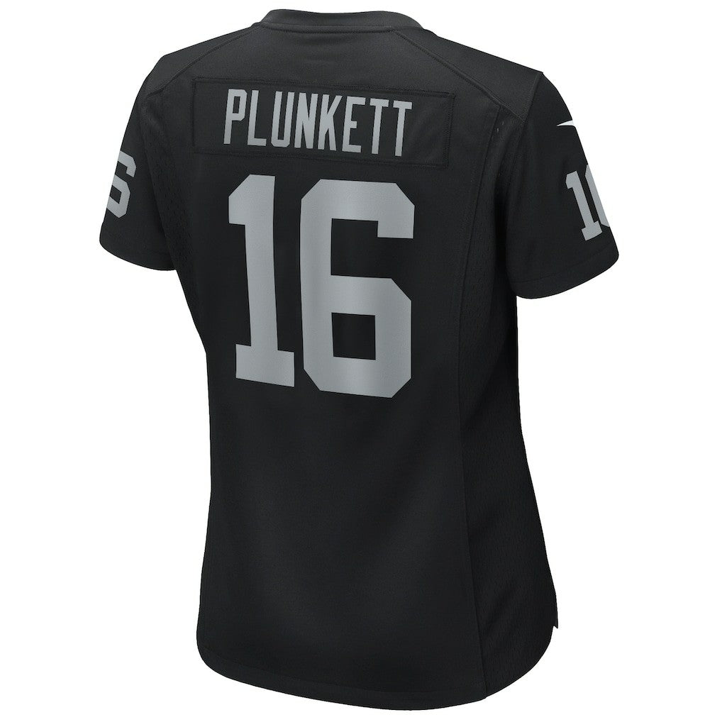 Jim Plunkett Las Vegas Raiders Women's Game Retired Player Jersey Black
