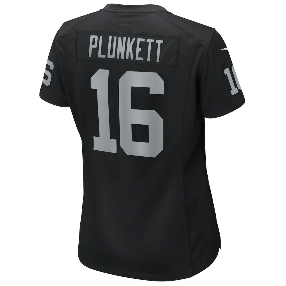 Jim Plunkett Las Vegas Raiders Women's Game Retired Player Jersey Black