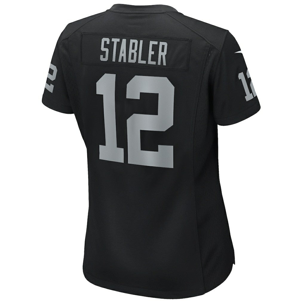 Ken Stabler Las Vegas Raiders Women's Game Retired Player Jersey Black