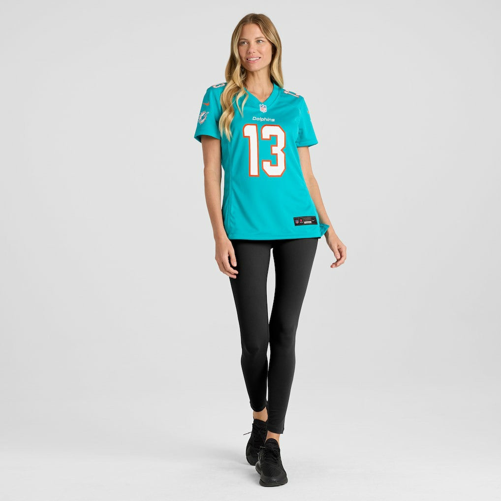 Dan Marino Miami Dolphins Women's Game Retired Player Jersey Aqua