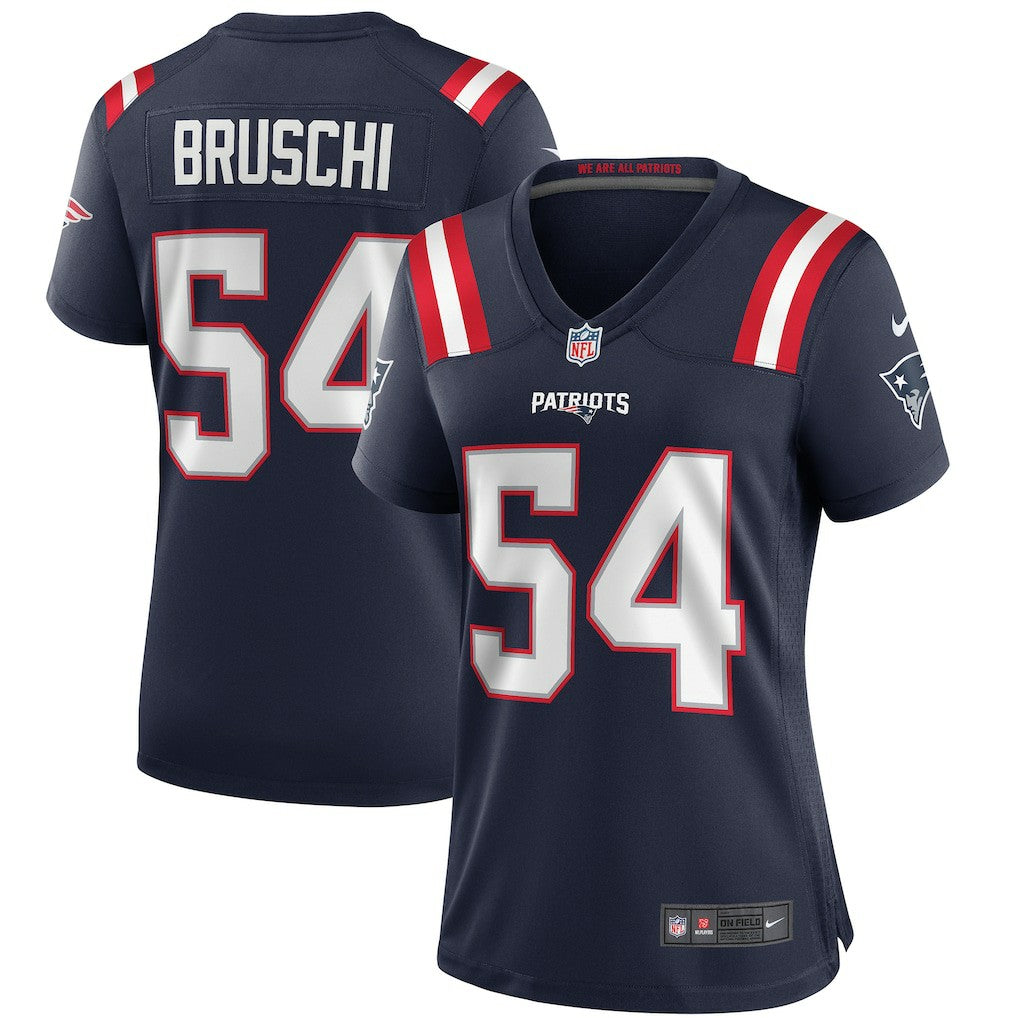 NFL Tedy Bruschi New England Patriots Women's Game Retired Player Jersey - Navy