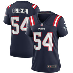 NFL Tedy Bruschi New England Patriots Women's Game Retired Player Jersey - Navy