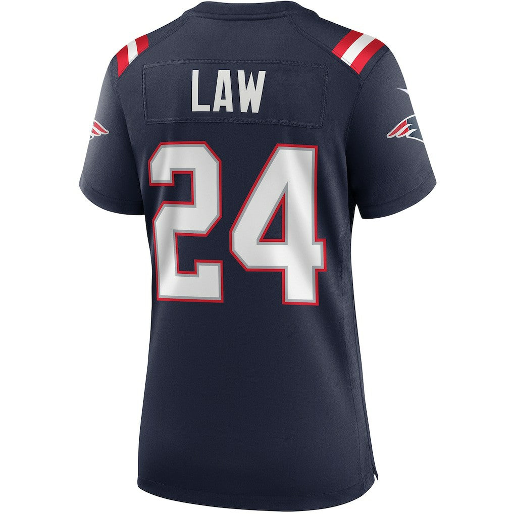 NFL Ty Law New England Patriots Women's Game Retired Player Jersey - Navy