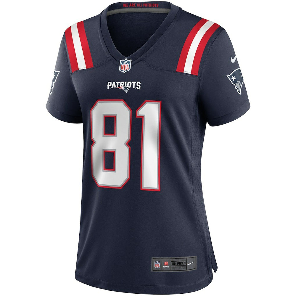 NFL Randy Moss New England Patriots Women's Game Retired Player Jersey - Navy