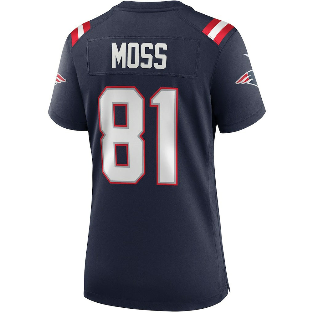 NFL Randy Moss New England Patriots Women's Game Retired Player Jersey - Navy