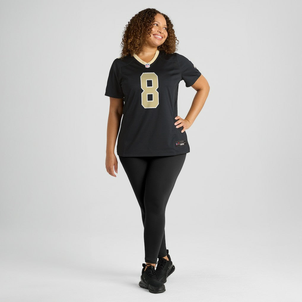 Archie Manning New Orleans Saints Women's Game Retired Player Jersey Black