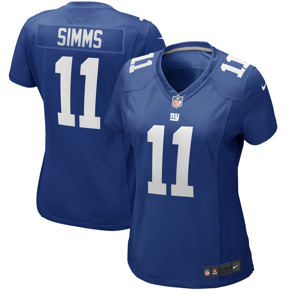 Phil Simms New York Giants Women's Game Retired Player Jersey Royal