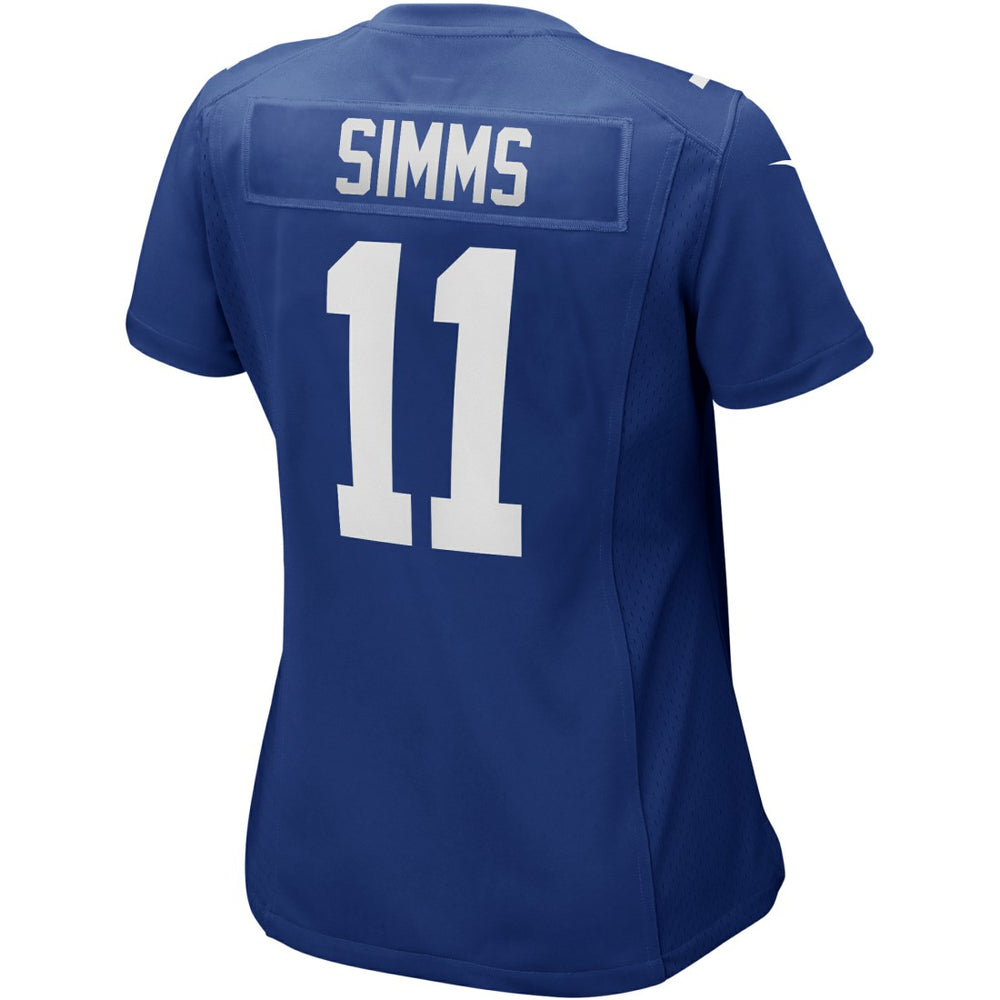 Phil Simms New York Giants Women's Game Retired Player Jersey Royal