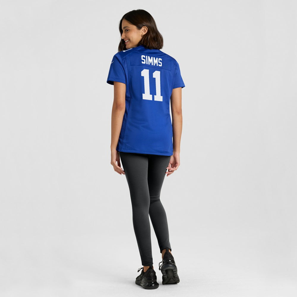 Phil Simms New York Giants Women's Game Retired Player Jersey Royal