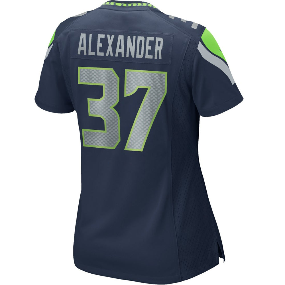 Shaun Alexander Seattle Seahawks Women's Game Retired Player Jersey College Navy