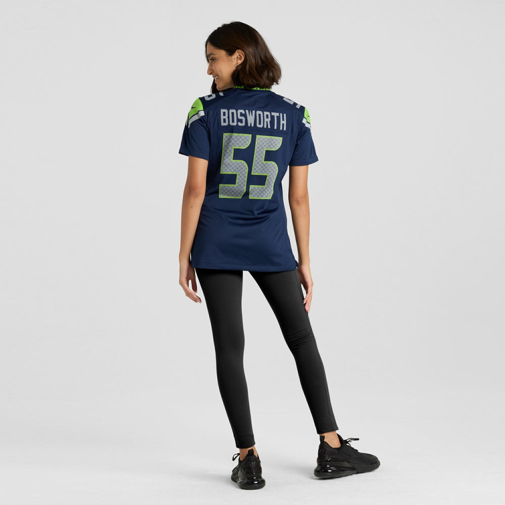 Brian Bosworth Seattle Seahawks Women's Game Retired Player Jersey College Navy