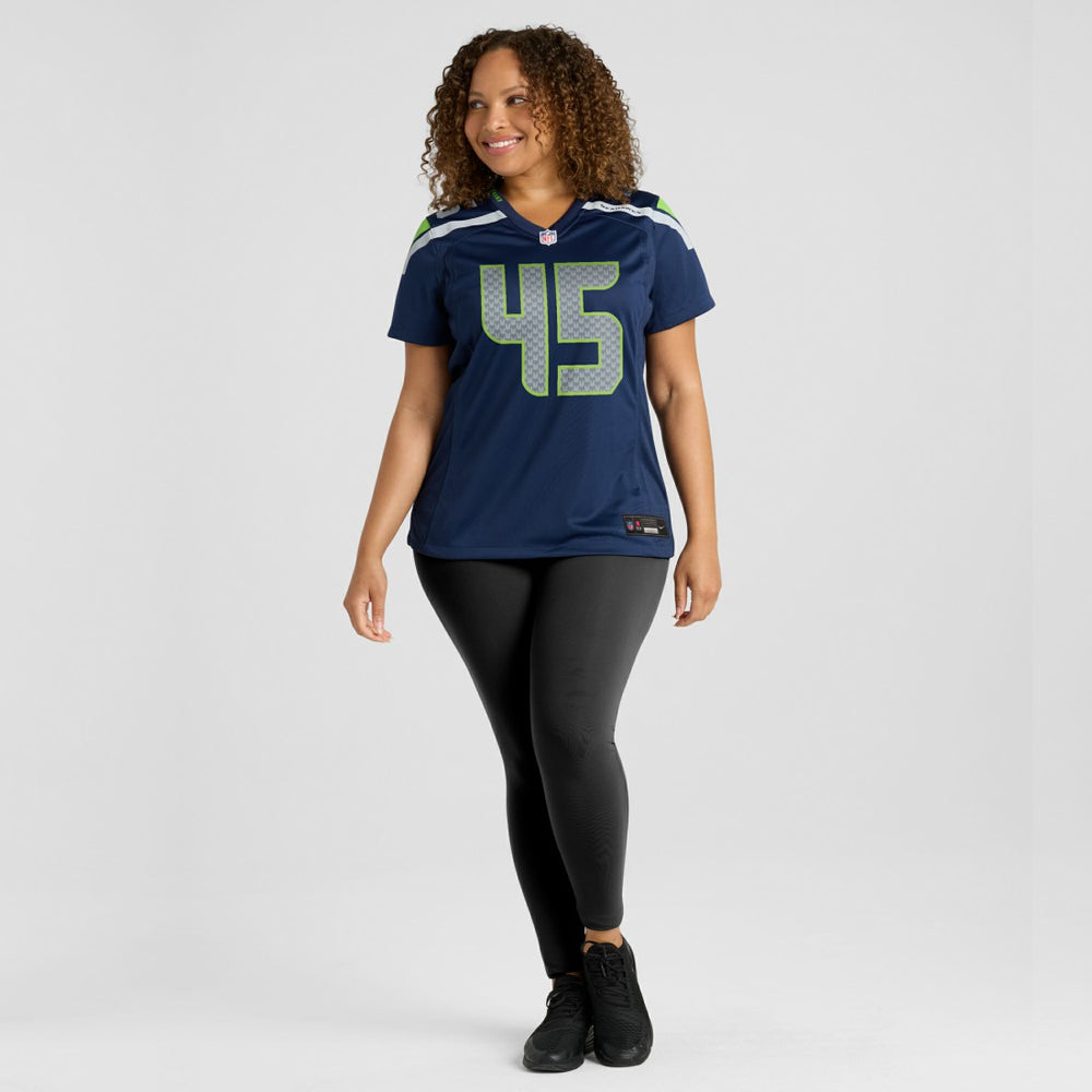 Kenny Easley Seattle Seahawks Women's Game Retired Player Jersey College Navy