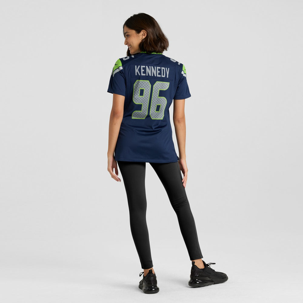 Cortez Kennedy Seattle Seahawks Women's Game Retired Player Jersey College Navy