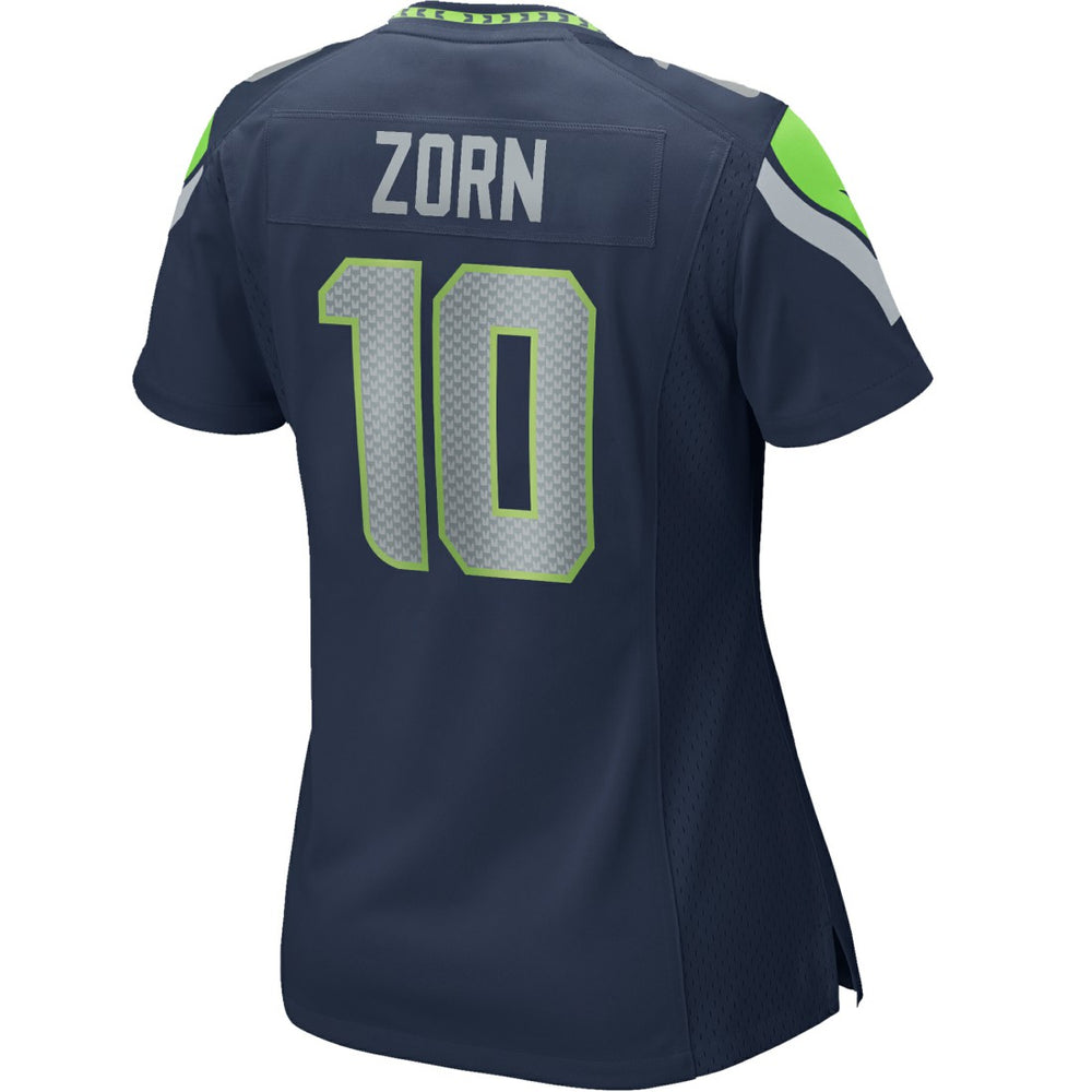 Jim Zorn Seattle Seahawks Women's Game Retired Player Jersey College Navy