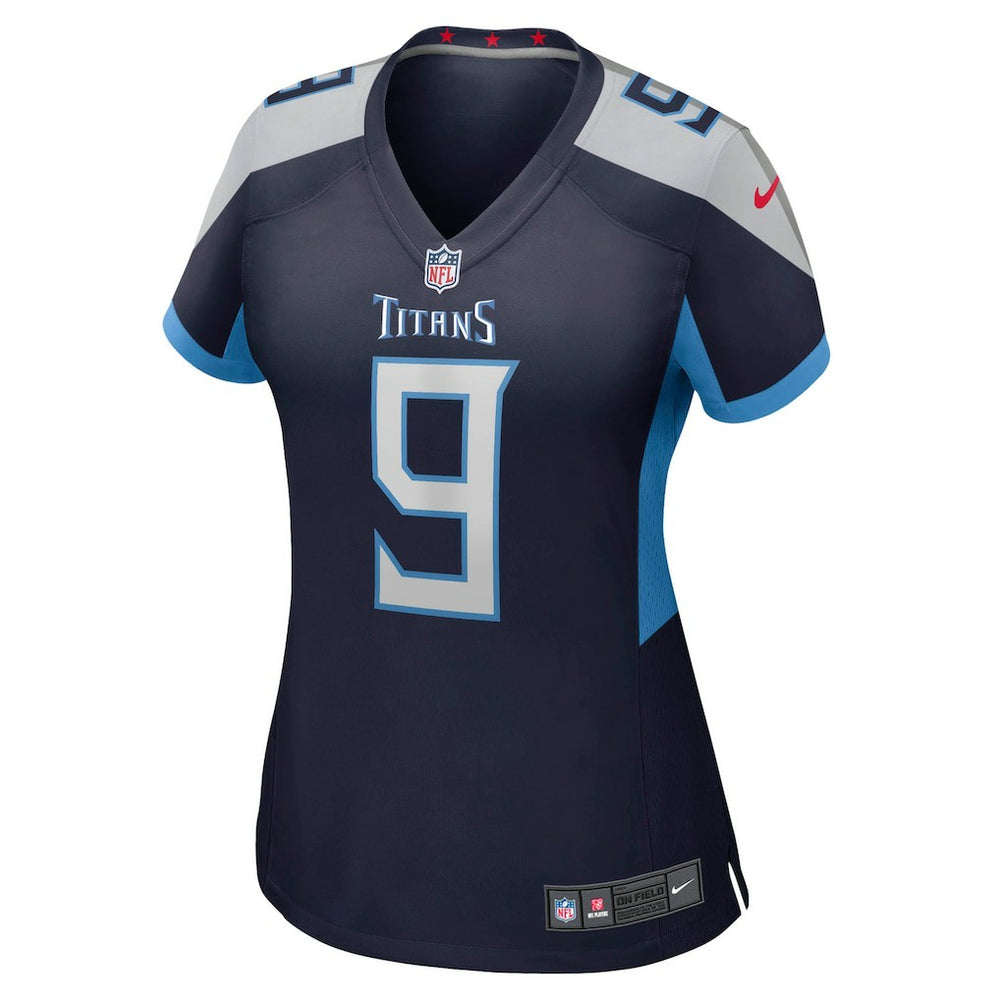 Steve McNair Tennessee Titans Women's Game Retired Player Jersey Navy