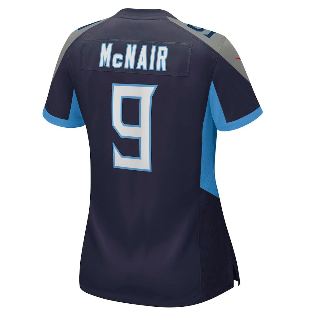 Steve McNair Tennessee Titans Women's Game Retired Player Jersey Navy