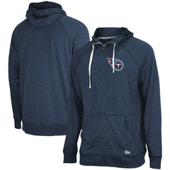 Tennessee Titans New Era In Season Hoodie Full-Zip Jacket Heathered Navy