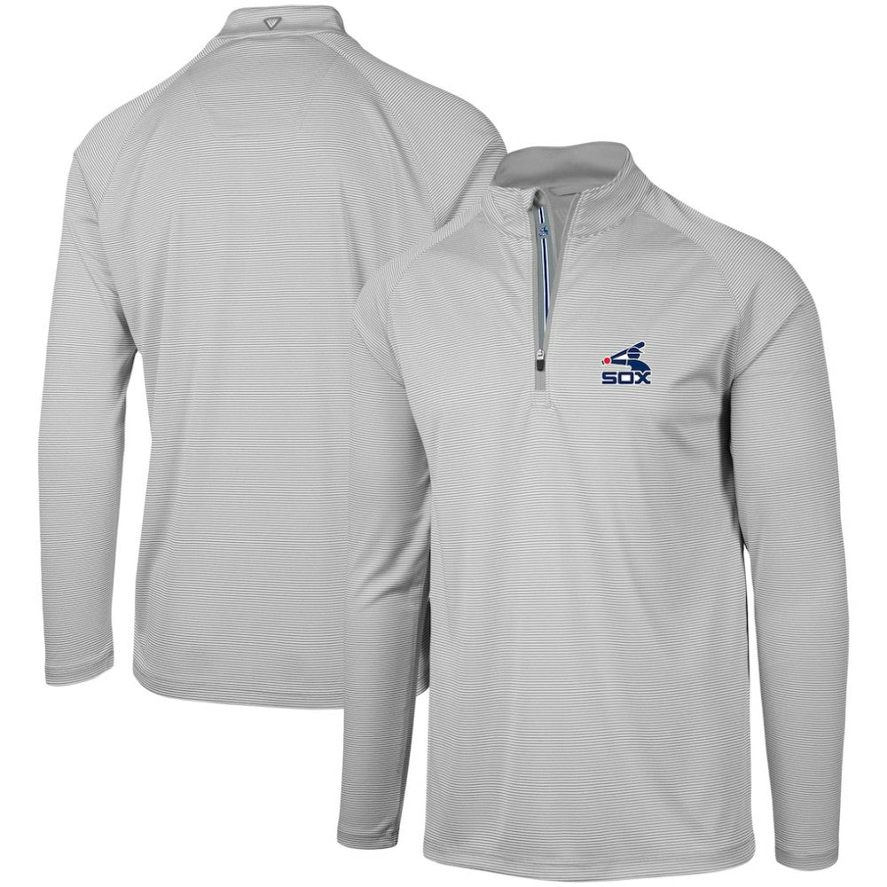 Chicago White Sox Levelwear Orion Historic Logo Raglan Quarter-Zip Jacket - Gray Jackets