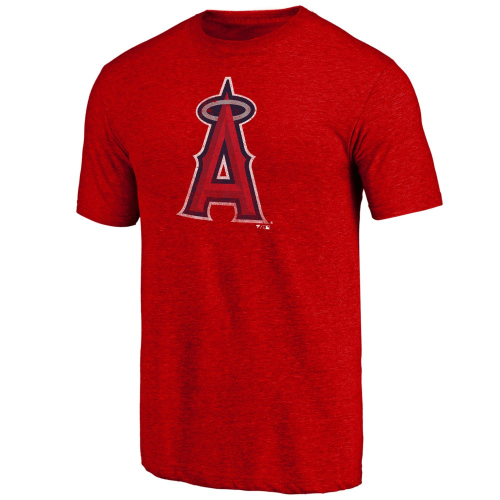 Los Angeles Angels Father's Day Greatest Dad Tri-Blend T-Shirt - Red T-shirts