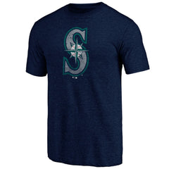 Seattle Mariners Father's Day Greatest Dad Tri-Blend T-Shirt - Navy T-shirts