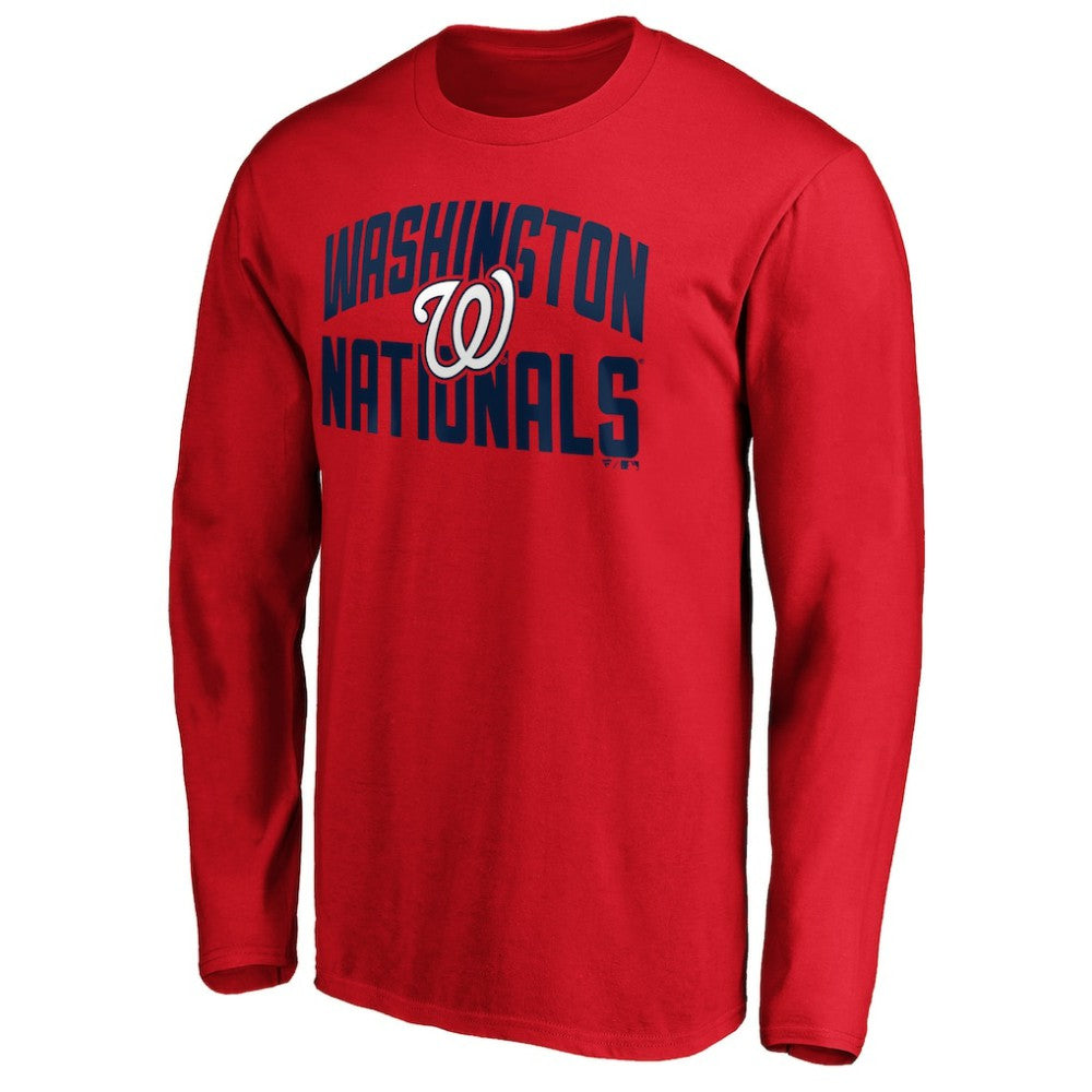 Washington Nationals Father's Day #1 Dad Long Sleeve T-Shirt - Red T-shirts