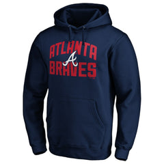 Atlanta Braves Father's Day #1 Dad Pullover Hoodie - Navy Hoodies