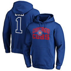 Chicago Cubs Father's Day #1 Dad Pullover Hoodie - Royal Hoodies