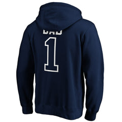 Detroit Tigers Father's Day #1 Dad Pullover Hoodie - Navy Hoodies