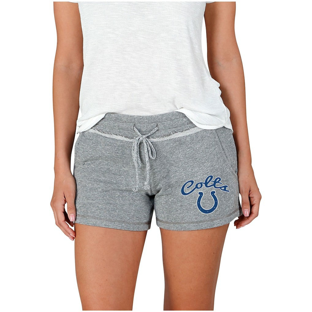 Indianapolis Colts Concepts Sport Women's Mainstream Terry Shorts Gray